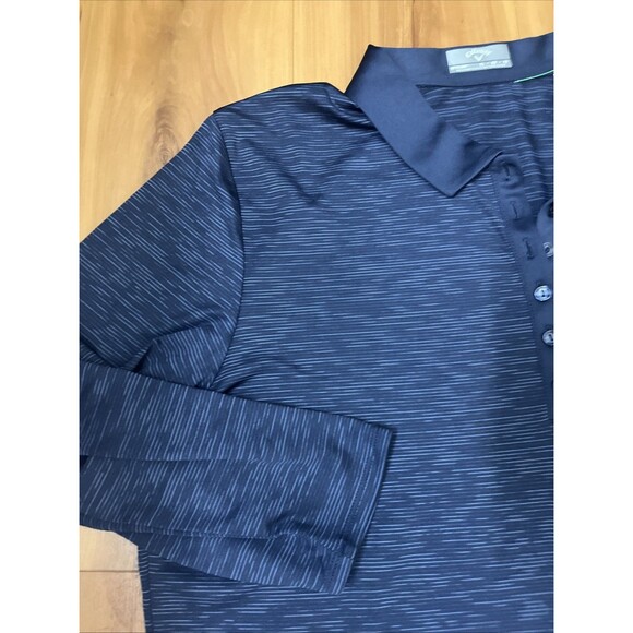 CALLAWAY Women’s Opti-Dri L/S Polo Shirt South Padre Island Golf Club Blue XL - Picture 6 of 11